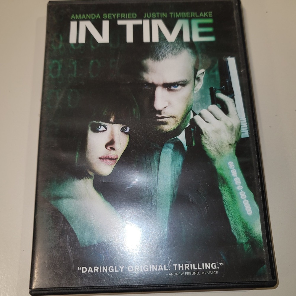 In Time - Amanda Seyfried Justin Timberlake -‎ DVD - VERY GOOD